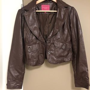 Portobello Punk UK Faux Leather Mini Jacket
